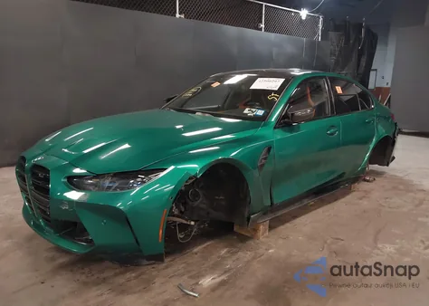 2021 BMW M3 Competition from USA, damaged, VIN WBS33AY0XMFK82755